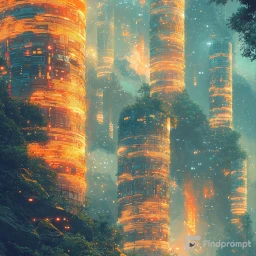 Futuristic Fractal Designs for T-Shirts