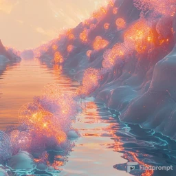 Futuristic Fractal Designs for T-Shirts