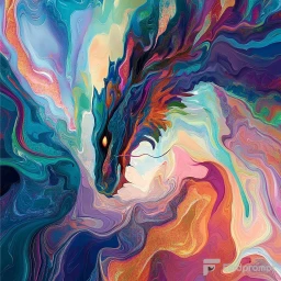 Chromatic Flow Visionary Art