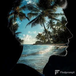 Double Exposure Photography on Black Backgrounds