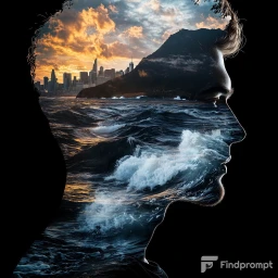 Double Exposure Photography on Black Backgrounds