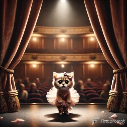 Adorable Ballerina Animals on Stage