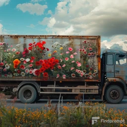 Epic Vibrant Custom Truck Ad