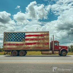 Epic Vibrant Custom Truck Ad