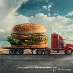 Epic Vibrant Custom Truck Ad