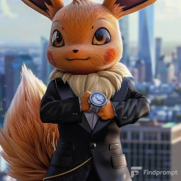 Pokemon in Stylish Suits