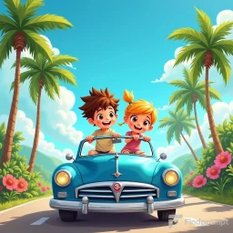 Joyful Cartoon Story Moments