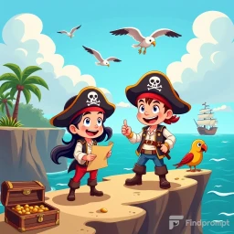 Joyful Cartoon Story Moments