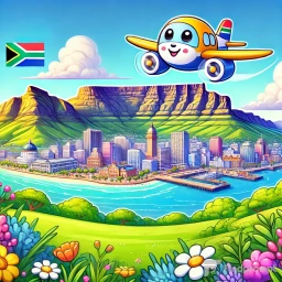 Vibrant Cartoon Charms of World Icons