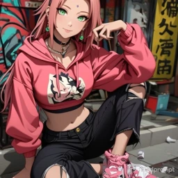 Naruto T-Shirt Designs in Hip Hop Style