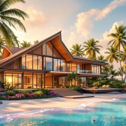 Custom Dream Home Digital Art