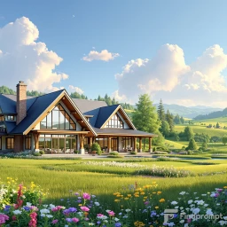 Custom Dream Home Digital Art