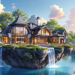 Custom Dream Home Digital Art