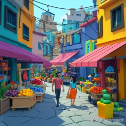 Immersive 3D Cartoon Video Worlds