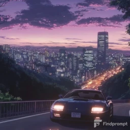 Anime Inspired Automotive Dreamscapes