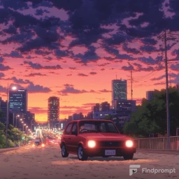 Anime Inspired Automotive Dreamscapes