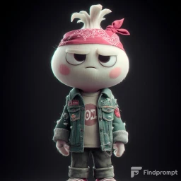 Pixar Style 3D Veggie Character Collection