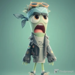 Pixar Style 3D Veggie Character Collection