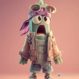 Pixar Style 3D Veggie Character Collection