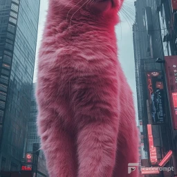 Giant Fantasy Creatures in Urban Streets