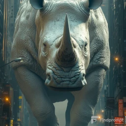 Giant Fantasy Creatures in Urban Streets