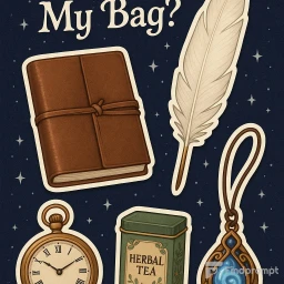 Whats in My Bag Sticker Edition