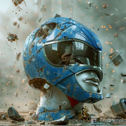 Broken Dystopian Sculpted Heads