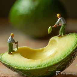 Tiny Workers in Culinary Scenes