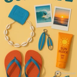 Aesthetic Flat Lay Moodboards